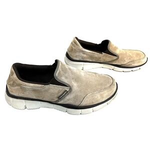 Skechers‎ Memory Foam Shoes SN 51502 Men's 12 Suede Walking Comfort Tan